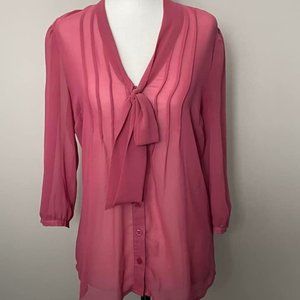 Pink Sheet Top - Size S - RW & Co